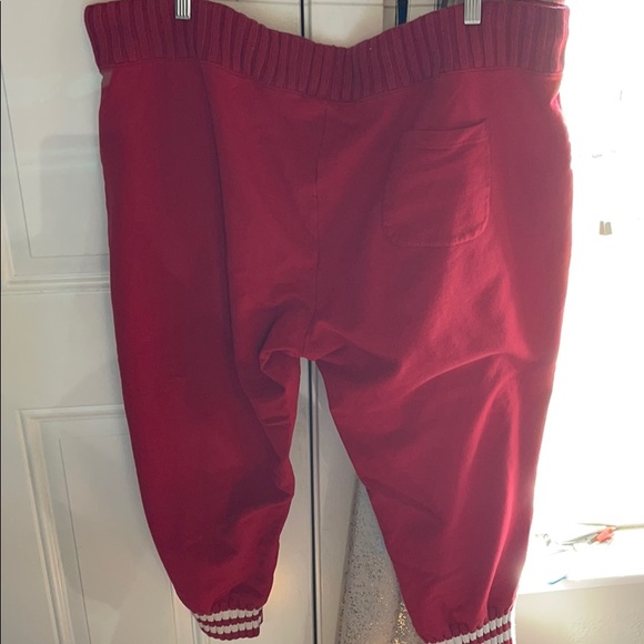 Red Capri Sweats - Picture 3 of 3
